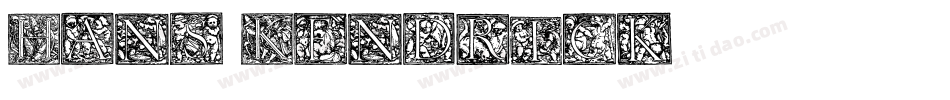 Hans Kendrick字体转换